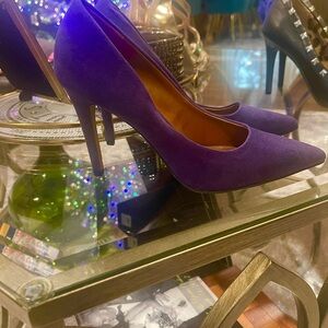 Christian Siriano Purple Heels